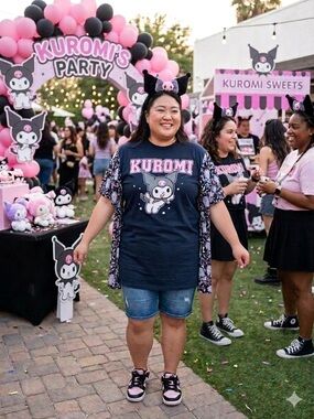 Upcycled Kuromi Top